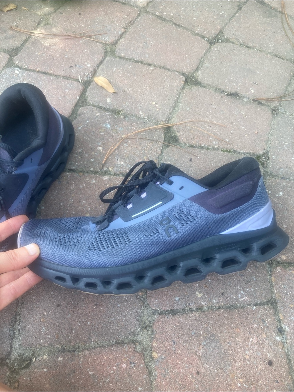 On Running Women’s Cloudnova Athletic Shoes — Blue/Black - Picture 12 of 13